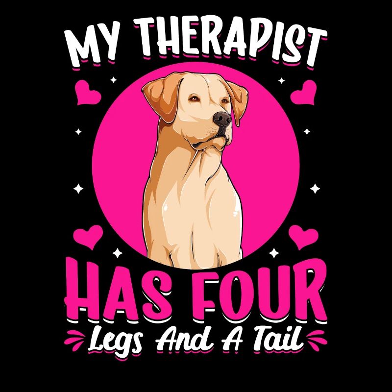 Labrador Retriever Therapeut Hat Vier Beine