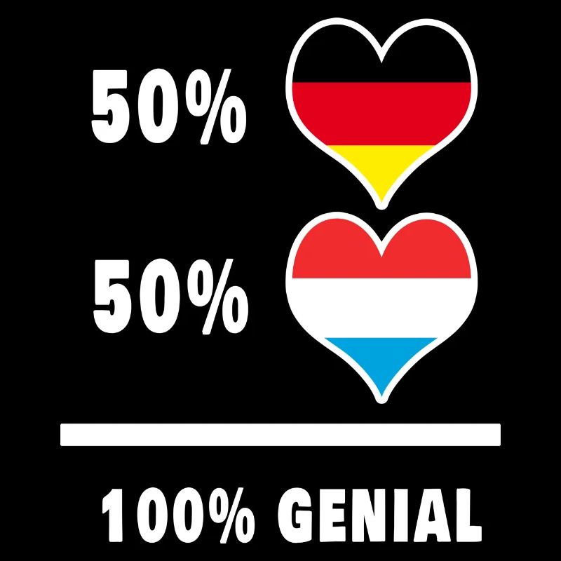 Germany and Luxembourg 100% Genius / gift