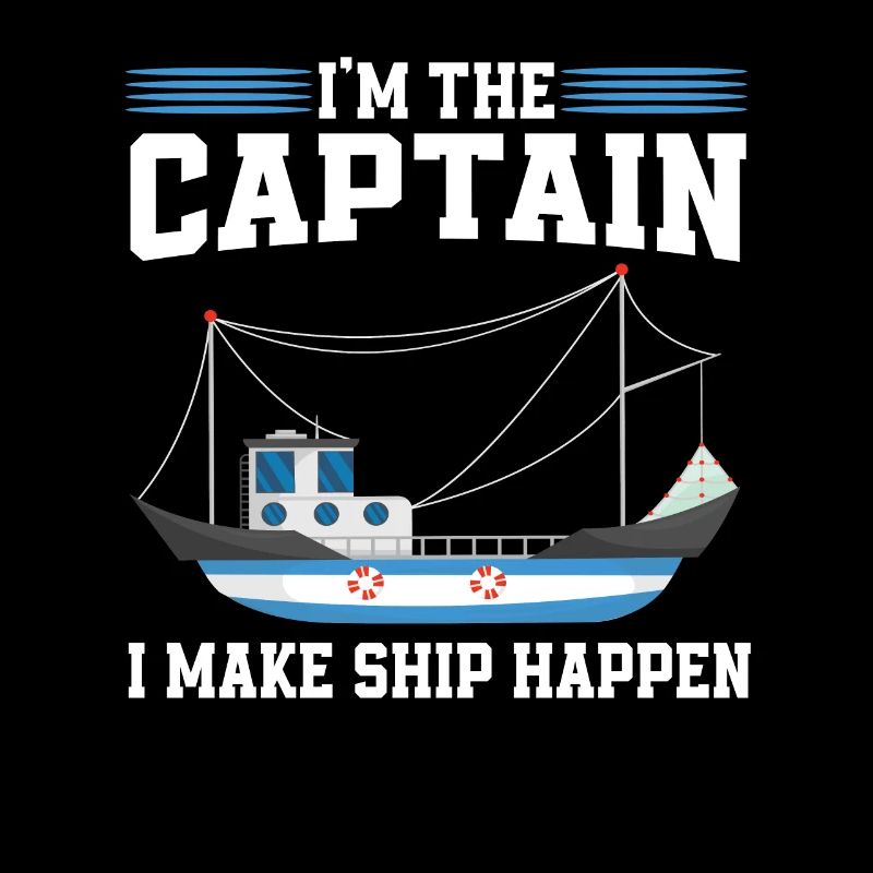 Capitaine de coupeur de pêche