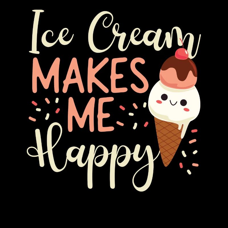 La crème glacée cône de crème glacée me fait