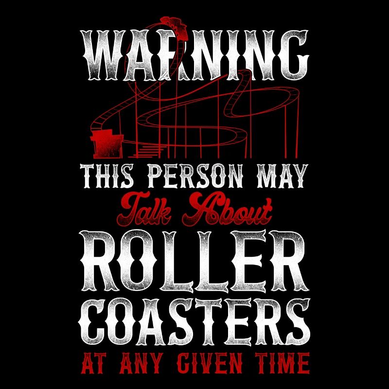 Roller Coaster Vintage Avertissement