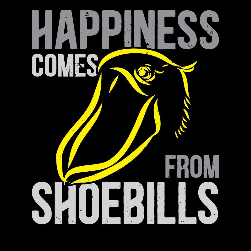 Happiness comes from shoebeaks Stork Whale