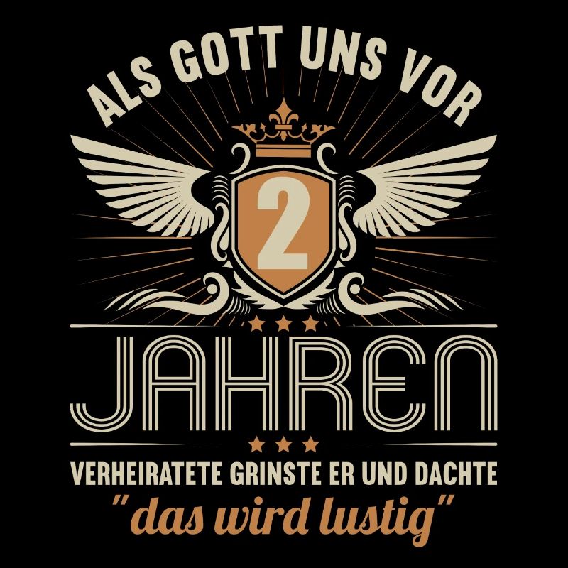 2 Jahre verheiratet wird lustig 2.Hochzeitstag