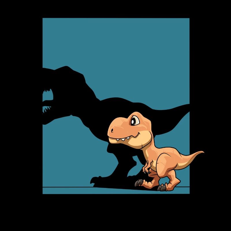 Dinosaurier T-Rex Schattenfigur Dino