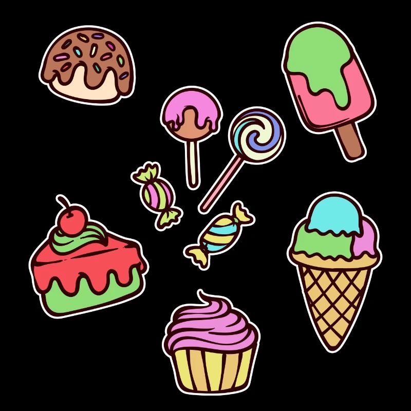Sweets Dessert Ice Cream Cupcake Cake Candy