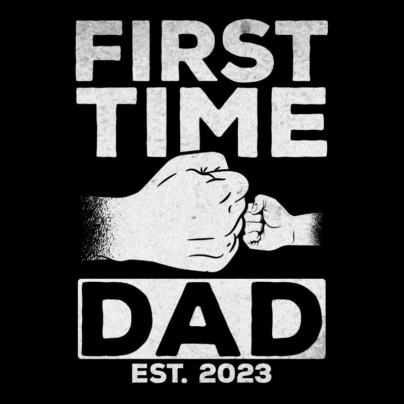 Zum ersten Mal Dad Est. 2023 Papa wird Vaterschaft