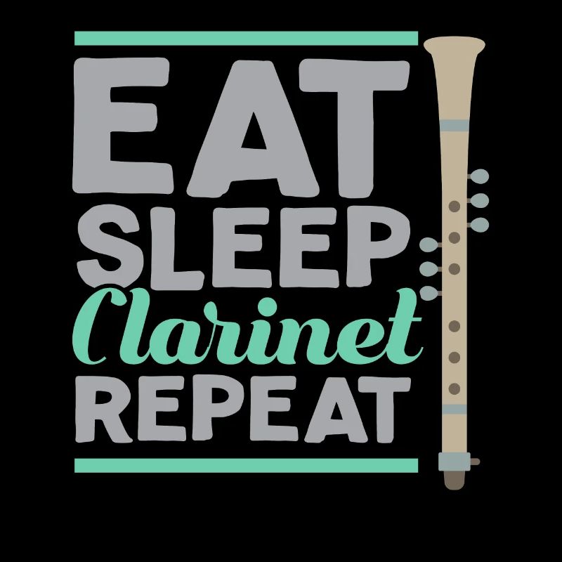 Manger Dormir Clarinette Répéter Klarinette Klarinettist