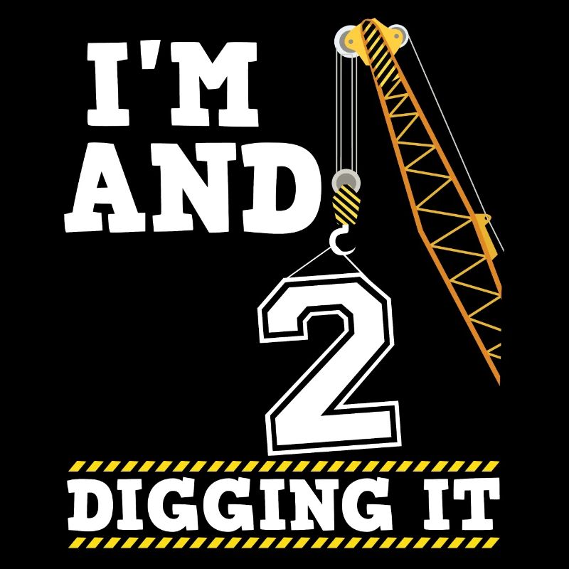 Im 2 et Digging It Garçon de 2 ans 2ème anniversaire