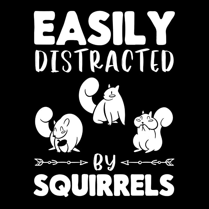 Légèrement distrait par les écureuils écureuils