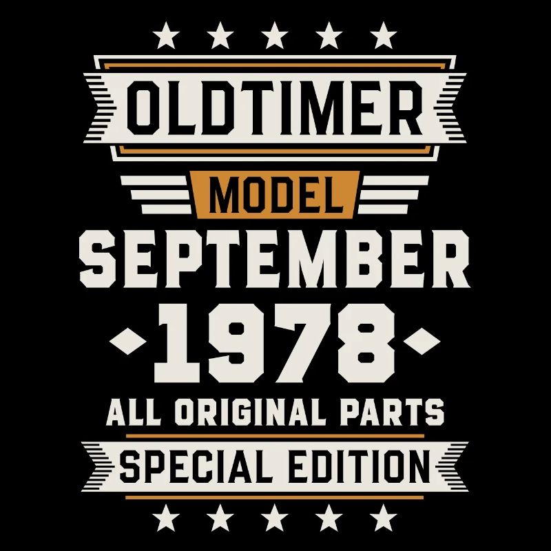 Oldtimer September 1978 Birthday Gift
