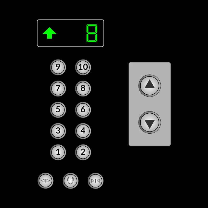 elevator panel, mechanic elevator
