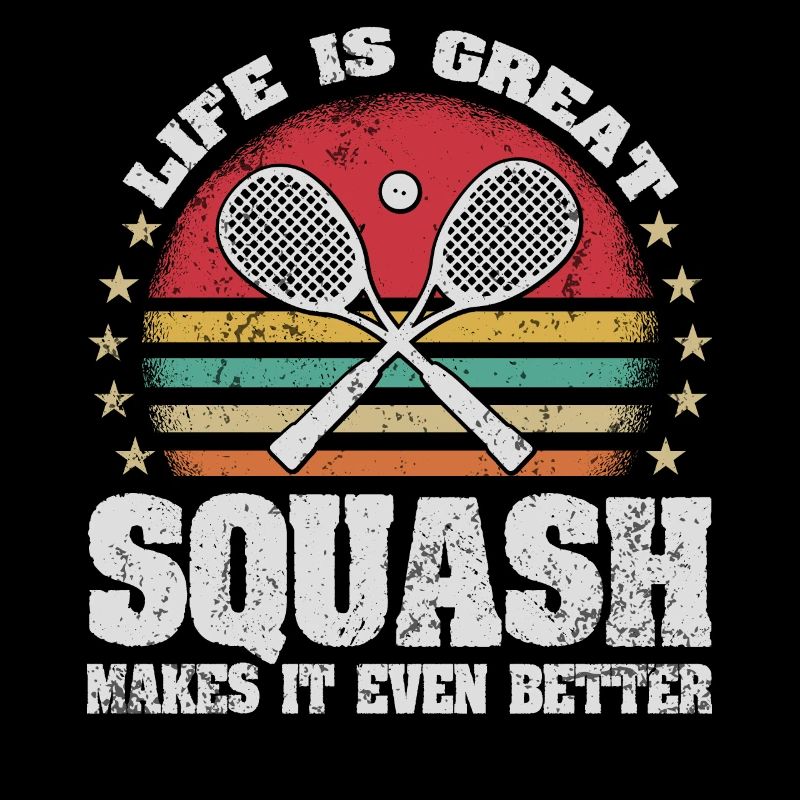 La vie est grande Squash le rend meilleur Squash rétro