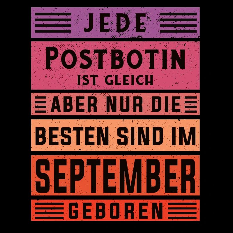 Briefbote Geburtstag September geboren Postbotin