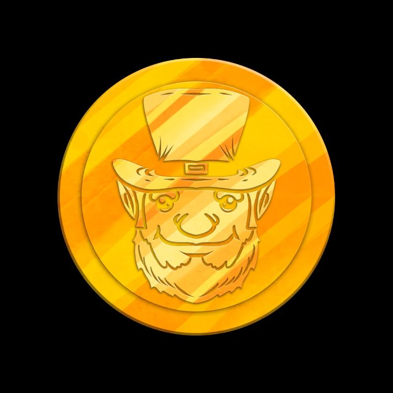 A Coin With A Leprechaun For St. Patrick's Day