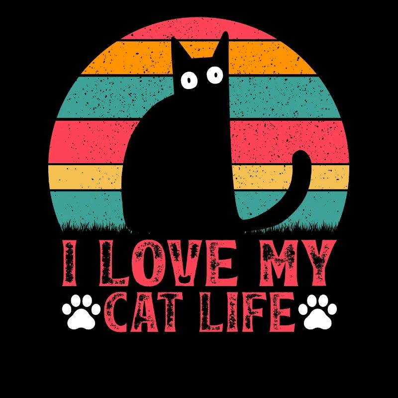 Drôle de chat Meme Propriétaire de chat Amoureux des chats