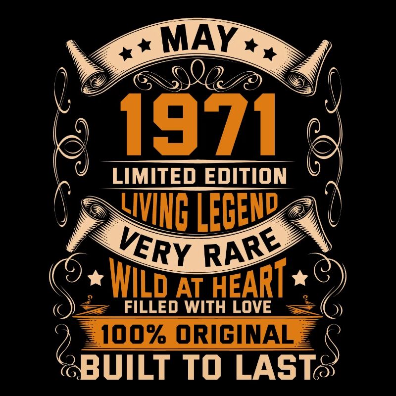 Birthday Legends 100% Original May 1971