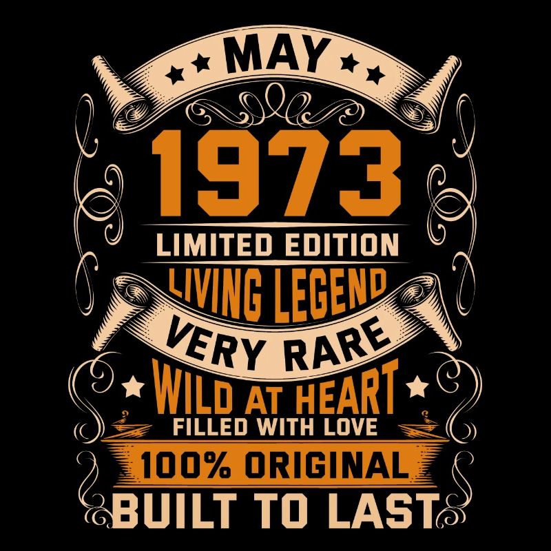 Birthday Legends 100% Original May 1973