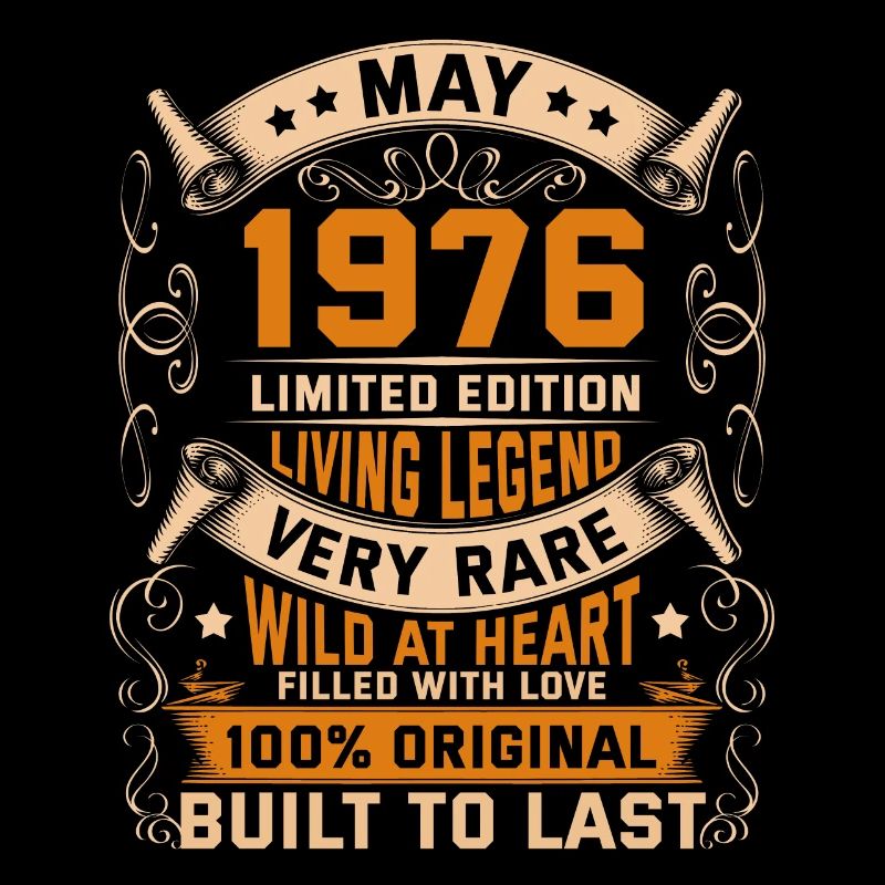 Birthday Legends 100% Original May 1976