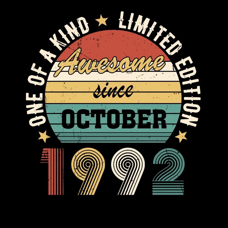 Awesome since October 1992 Geburtstag Geschenk