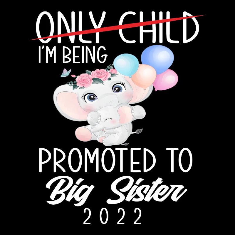 Einzelkind Schwester Geschenk Kind 2022