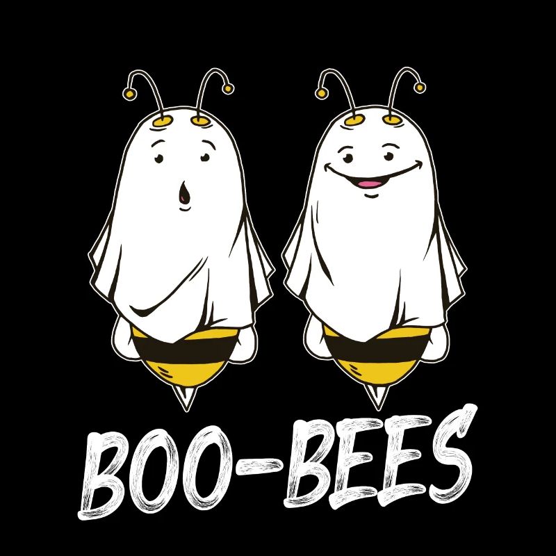 Boo Bee's Ghost Happy Halloween Bee Lover