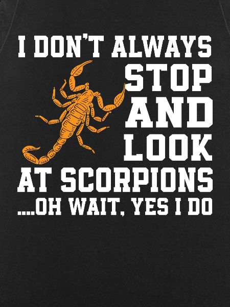 Lustiger Skorpion Spruch
