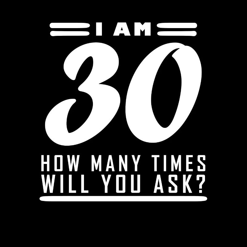 Ich bin 30 – 30. Geburtstag Geschenk