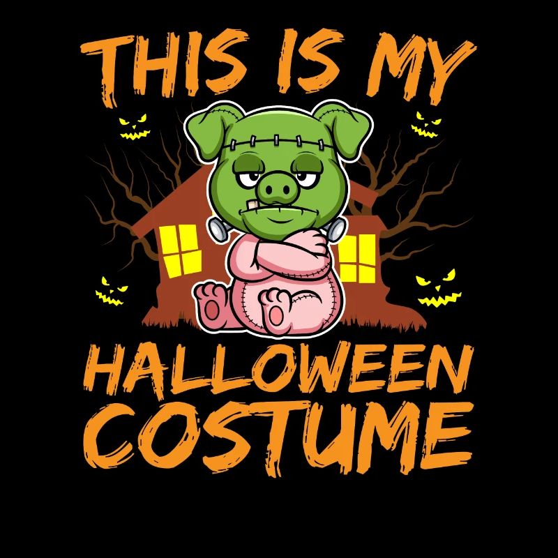 Animal effrayant et effrayant C’est mon costume d’Halloween