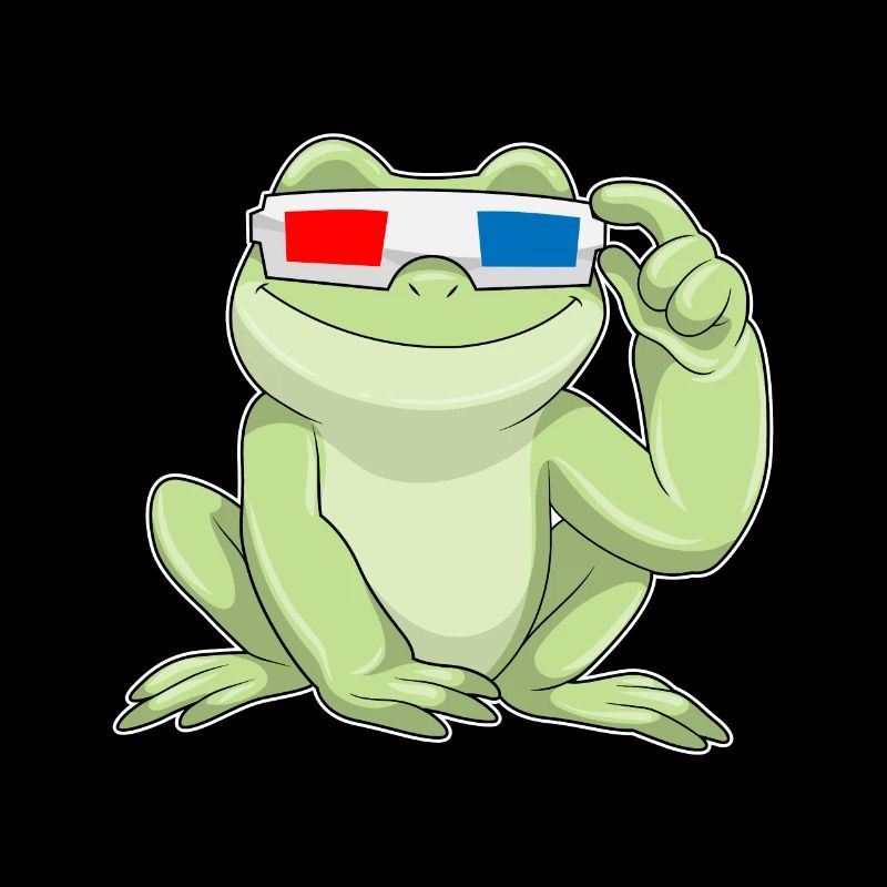 Frog with glasses