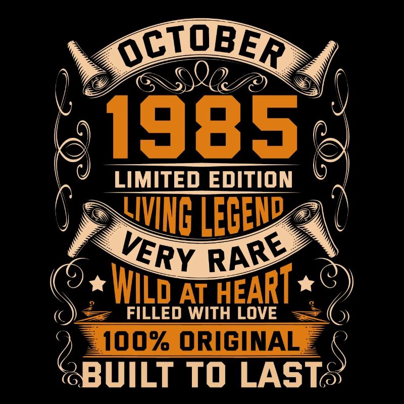 Birthday Legends 100% Original October 1985