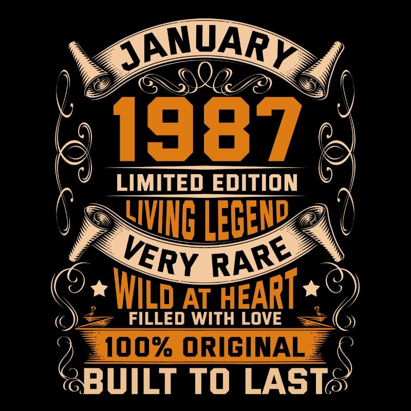 Birthday Legends 100% Original Janvier 1987