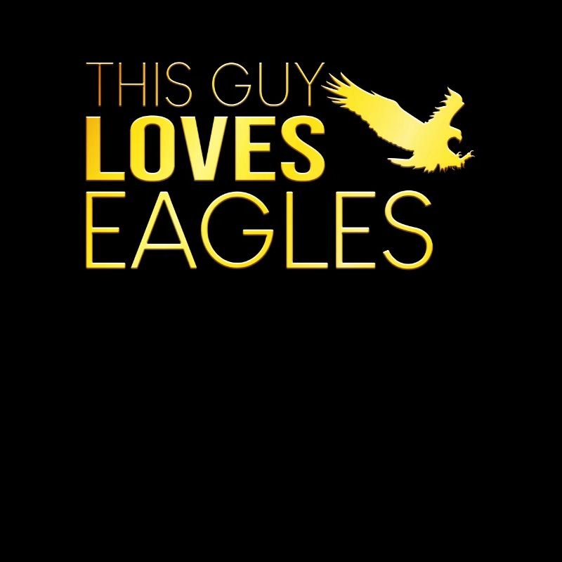 This guy loves eagles