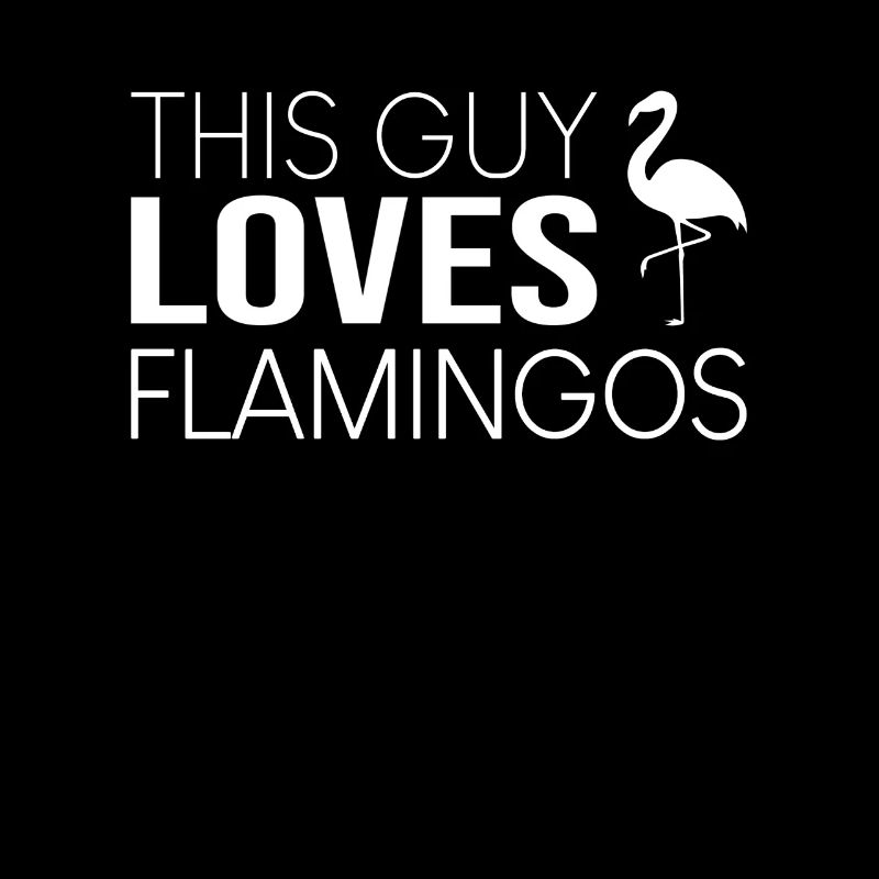 Ce type aime les flamants roses