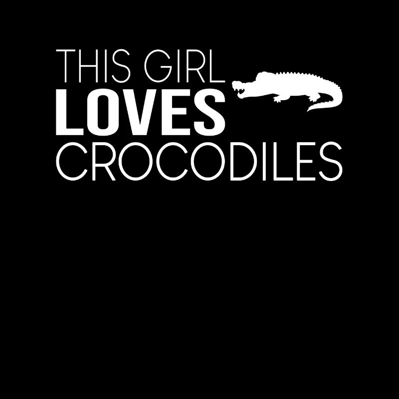 Krokodil Mädchen Spruch
