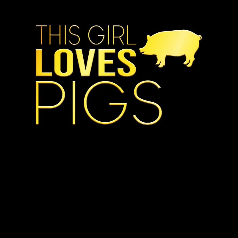 Mädchen Schwein Spruch