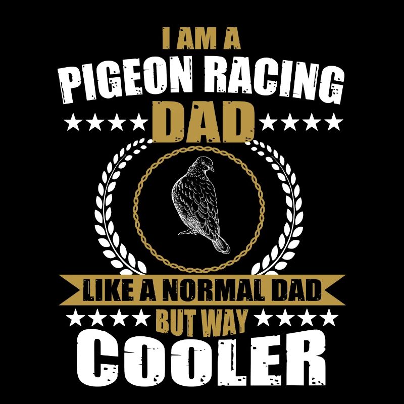 Drôle de père de course de pigeons