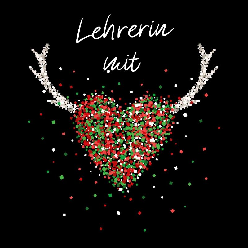 Lehrerin mit Herz Weihnachtsgeschenk Nikolaus