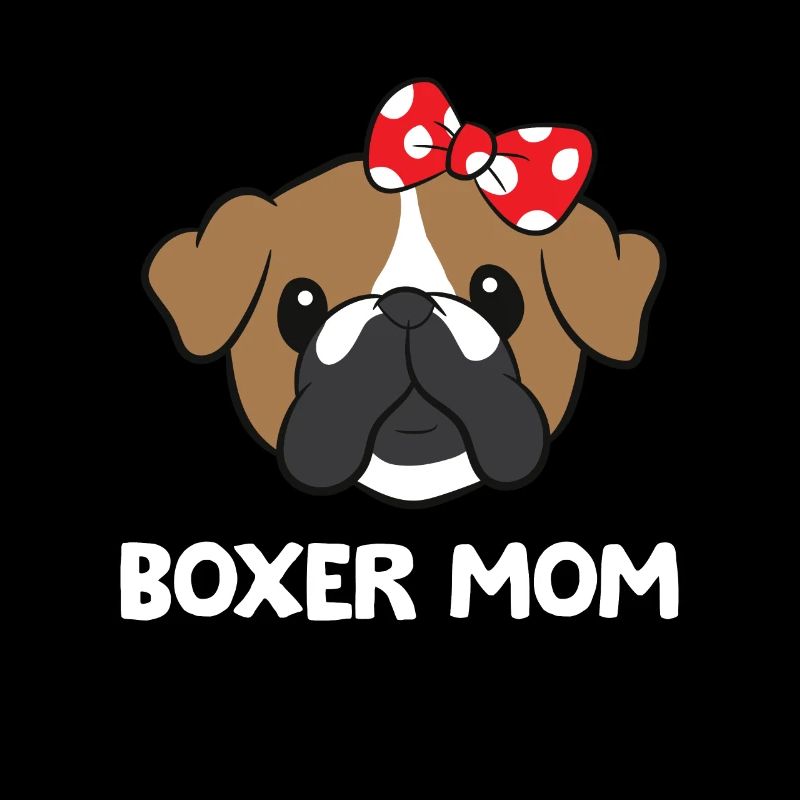 Boxer Mama Funny Boxer Propriétaire de chien Mama