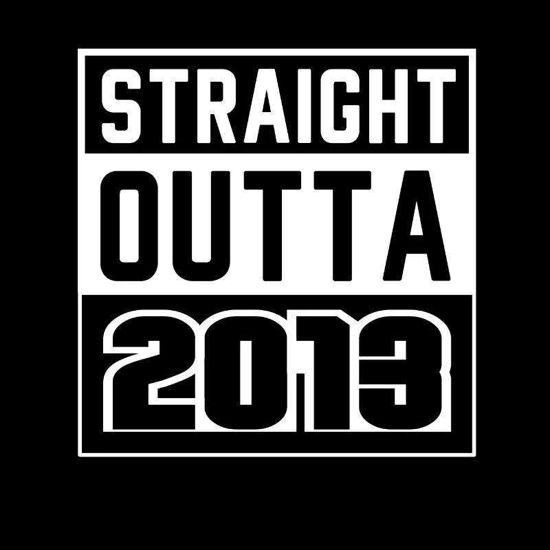 Straight Outta 2013 Geburtstag 2013 Geboren 2013