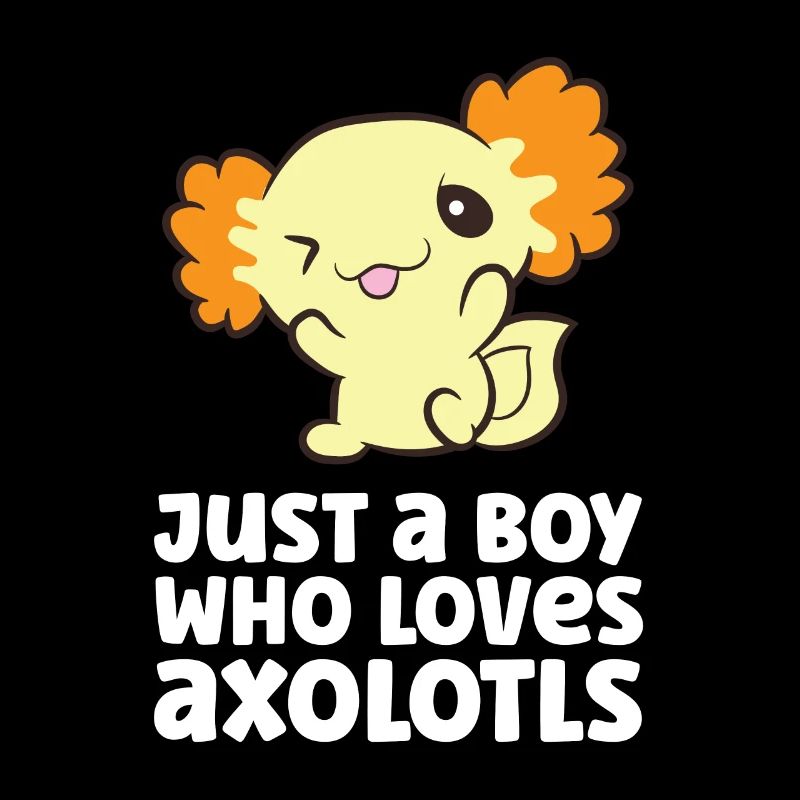 Juste un garçon qui aime Axolotls