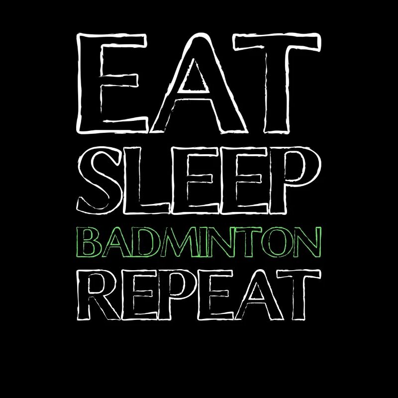 Manger du badminton du sommeil