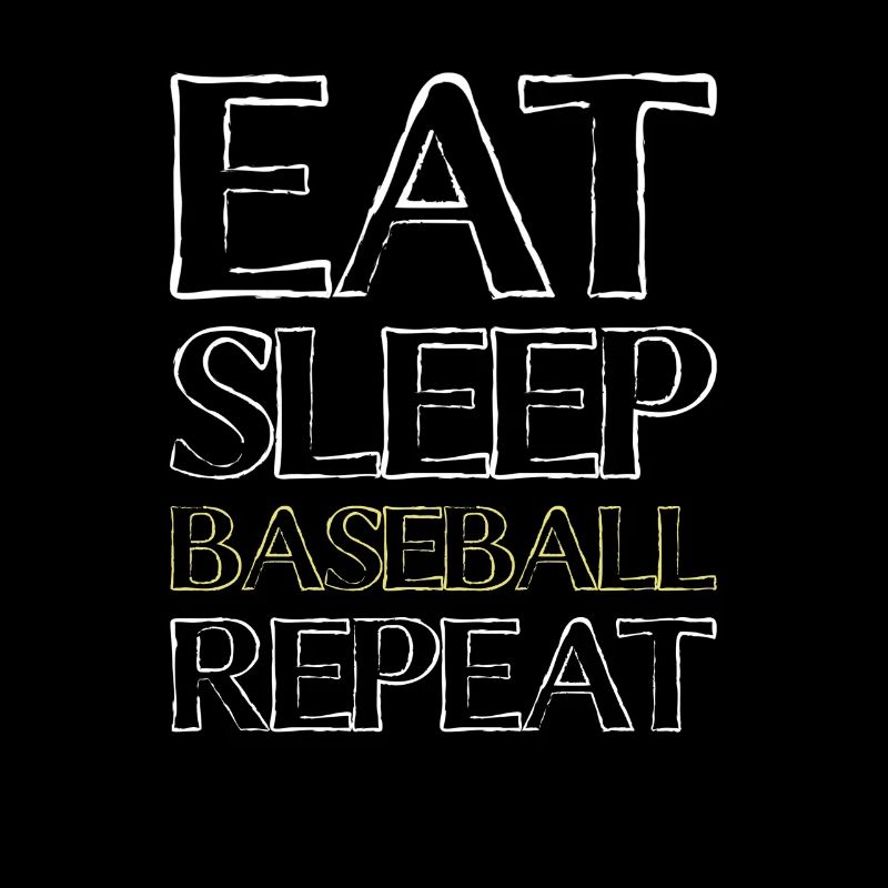 Manger du baseball du sommeil