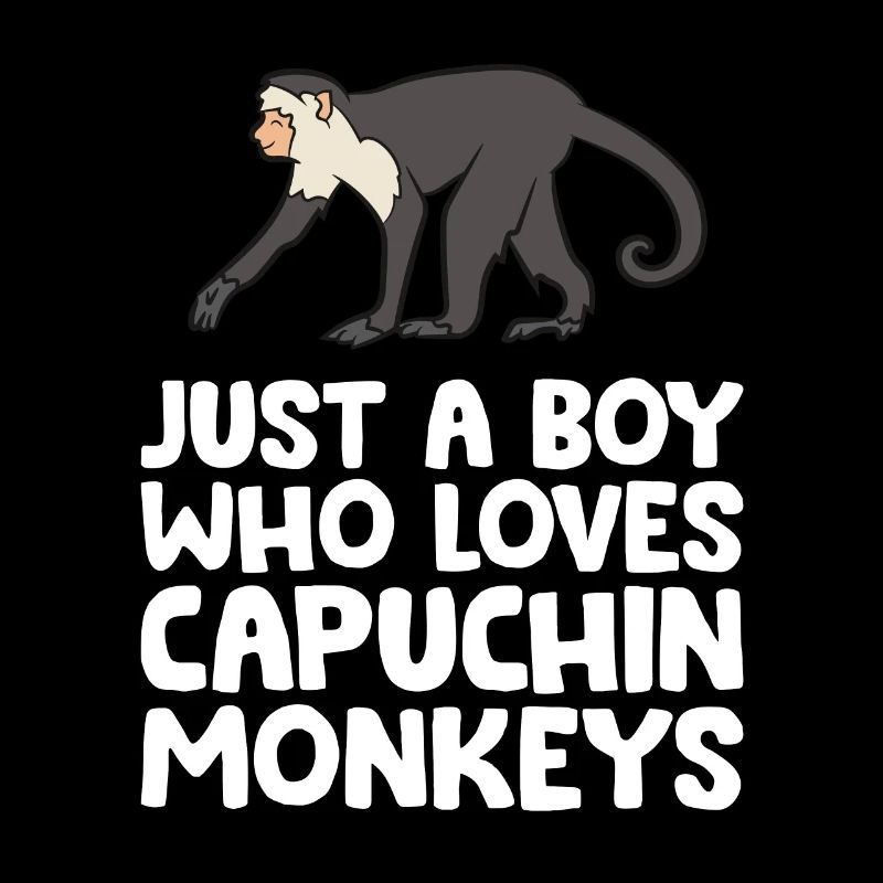 Just a Boy Who Loves Capuchin Monkeys