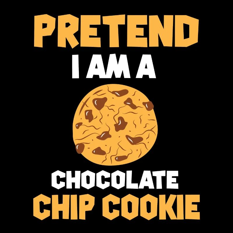 Funny chocolate chip cookie design