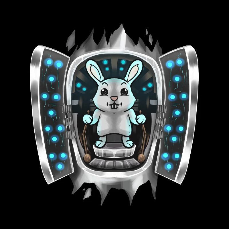 Rabbit Inside Costume Hare Takes Over Control