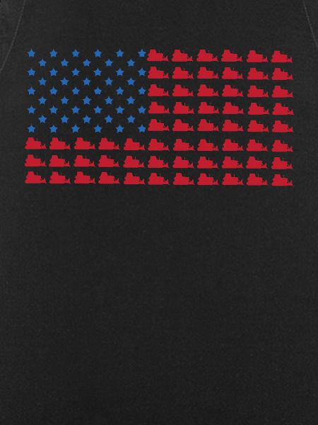 USA Bulldozer Flag