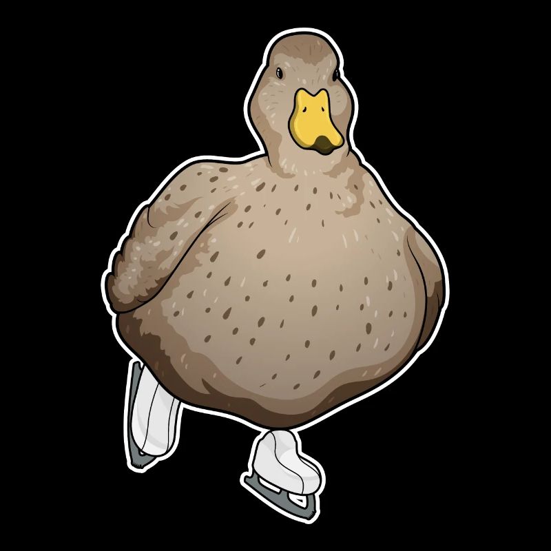 Patins à glace de canard