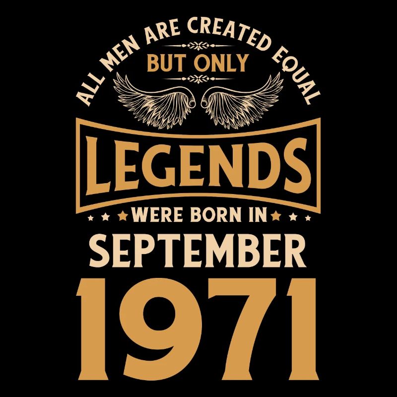 Geburtstag Die Legenden wurden im September 1971 g