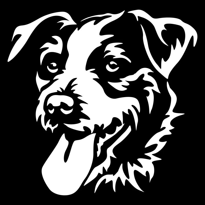 Parson Russell Terrier Head « Black Edition »