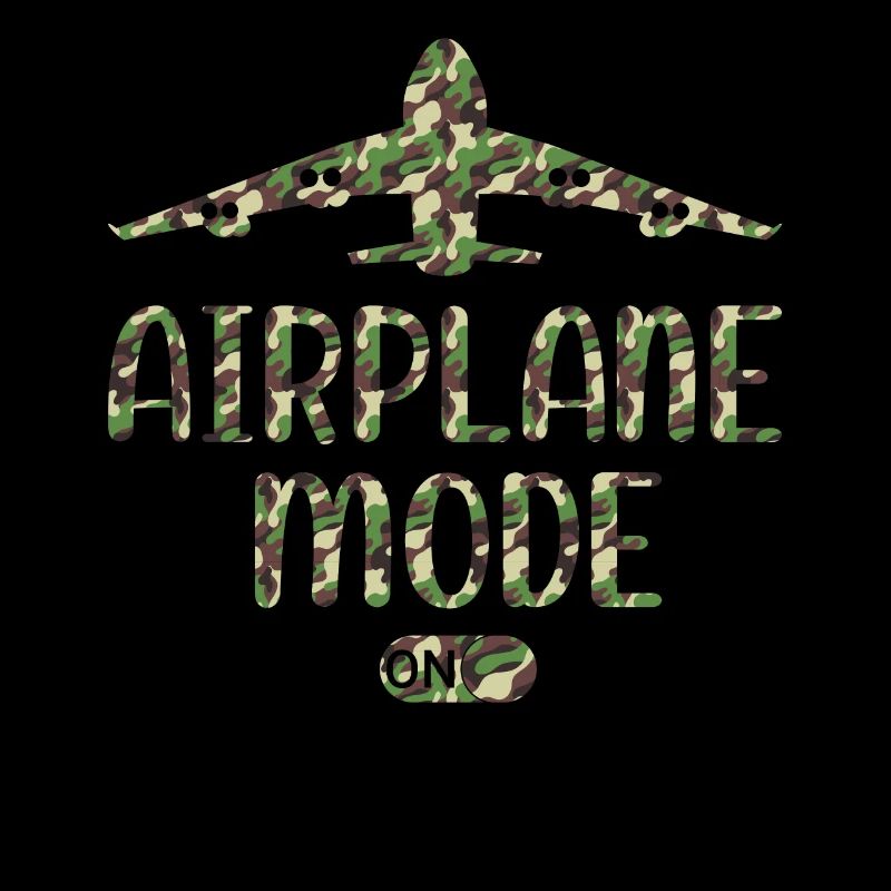 Mode avion sur l’avion de passagers Airport Pilot Pla